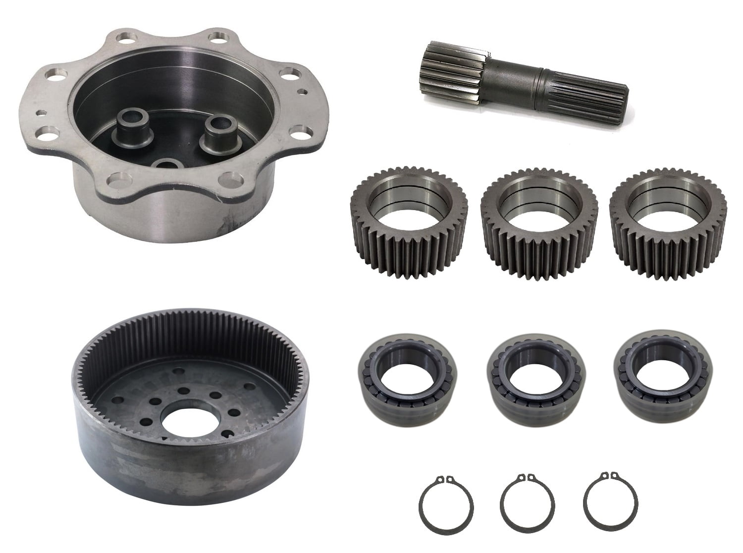 KIT CONJUNTO CARCAÇA - TRAÇÃO 4X4 ZF TSA 09 - MASSEY FERGUSON 4265 / 4275 / 4283 | VALTRA A550 / A650 / A750 / A850 / A950 