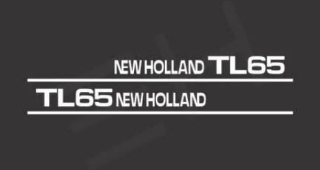 DECALQUE NEW HOLLAND TL75
