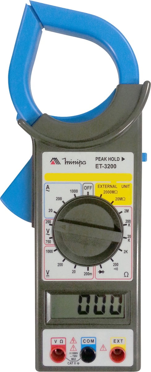 Alicate amperímetro digital ET-3200, MINIPA a