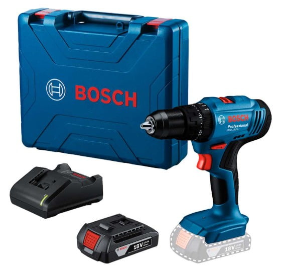 PARAFUSADEIRA / FURADEIRA COM IMPACTO - A BATERIA - 18V BOSCH