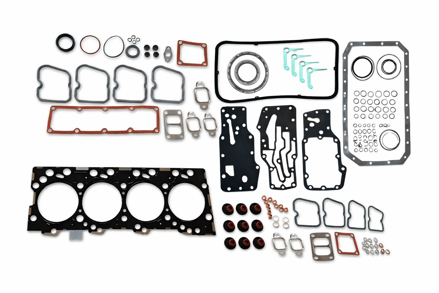 JOGO DE JUNTA INFERIOR E SUPERIOR MOTOR FPT 71104545 71104546 - CASE 580N /  NEW HOLLAND B95B