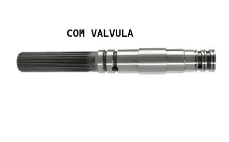 ARVORE TORQUE TRANSMISSÃO - COM VÁLVULAS - MASSEY FERGUSON 86 / MAXION 750 3515474 / 1691279