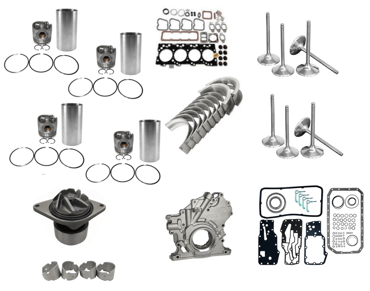 KIT MANUTENÇÃO - CASE 580N   - 4 CILINDROS MOTOR FPT - TURBO