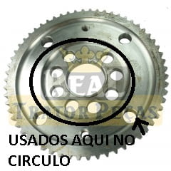 TUCHOS DA COROA CENTRAL - (CONJUNTO) TRAÇÃO 4X4 CARRARO - NEW