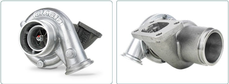 TURBO COMPRESSOR TURBINA - RETROESCAVADEIRA CASE 580M / NEW HOLLAND LB90  LB110  (MOTOR CUMMINS 4BT4.5C) 4039339 71101613  4039338