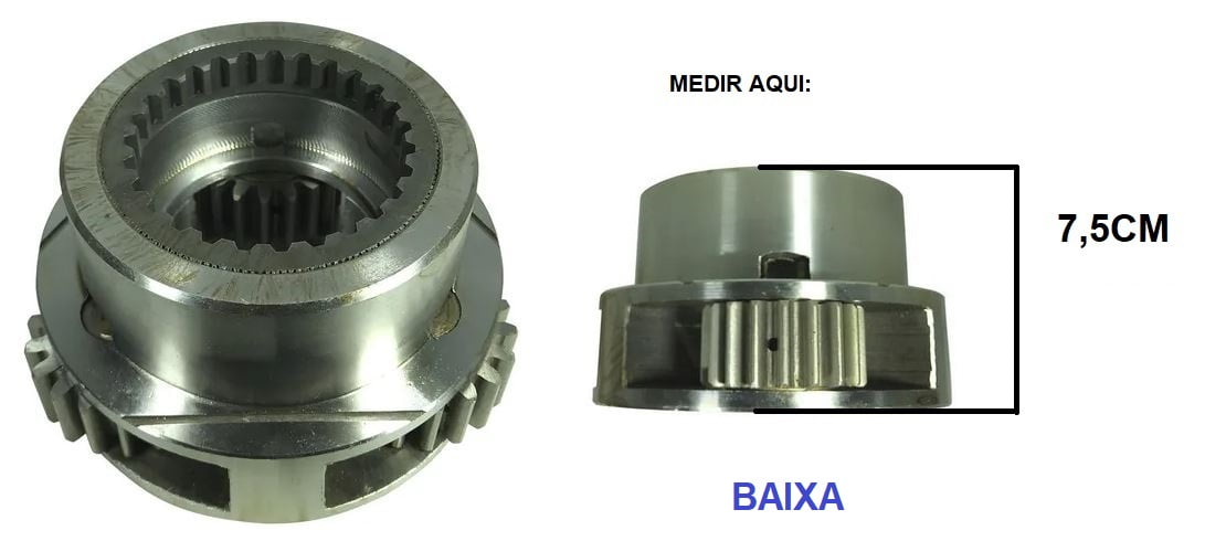 Caixa da Reduzida Completa - MASSEY FERGUSON 50X / 55X / 65X / 85X (827719 518938)