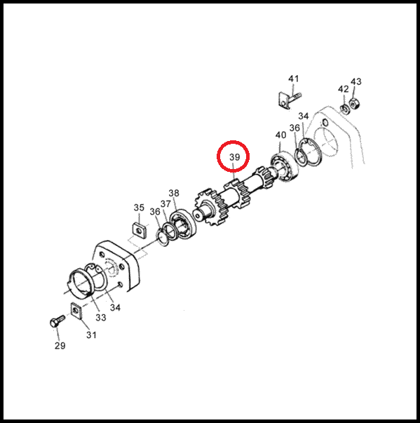 Eixo Lateral Caixa – VALMET 65 / 68 / 78 / 85 / 86 / 88 VALTRA 685