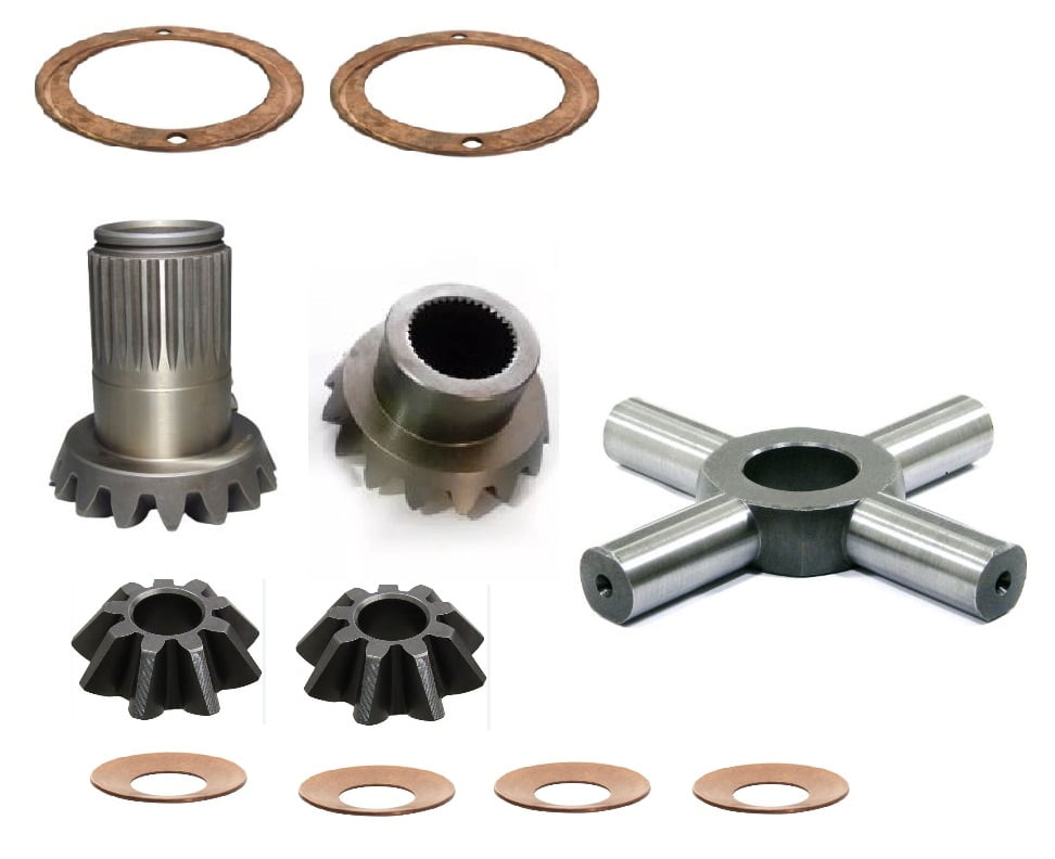 Conjunto de engrenagens do Diferencial Traseiro - Ford Serie 10 / Serie 30 / TS / T6 (kit) 81876885 81728114 81803445 81803451