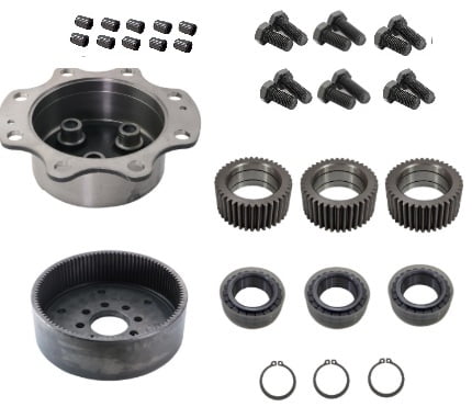 KIT CONJUNTO CARCAÇA - TRAÇÃO 4X4 ZF TSA 09 - MASSEY FERGUSON 4265 / 4275 / 4283 | VALTRA A550 / A650 / A750 / A850 / A950