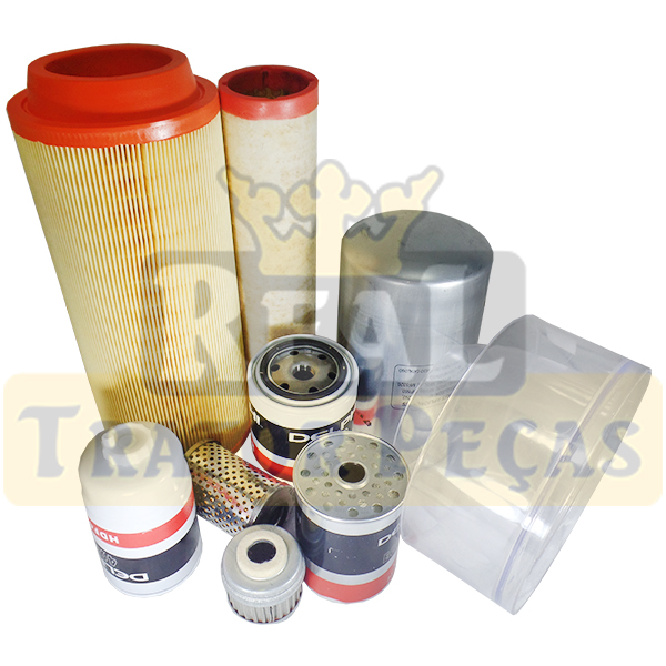  Kit Filtros - TRATOR MASSEY FERGUSON 265 / 275 / 283 ADVANCED (Meados anos 2000 até 2005) 