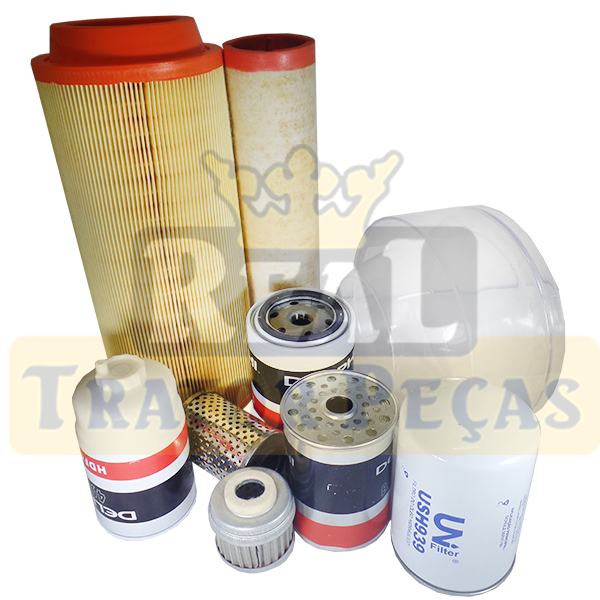  Kit Filtros - TRATOR MASSEY FERGUSON 265 ADVANCED / 275 ADVANCED / 283 ADVANCED (Após ano de 2005)