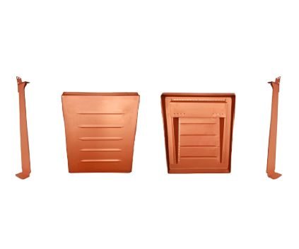 TOLDO COMPLETO COM COLUNAS - MASSEY FERGUSON 65x / 265 / 275 / 290 / 292 / 296 / 299 ANTIGO