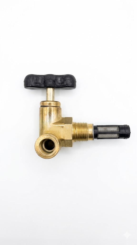 Torneira Tanque Combustível - TRATORES MF 50X / 55X / 65X / 235 / 250 / 265 / 275 / 290 | RETROESCAVADEIRA 65R / 86