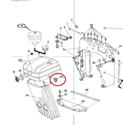 PAR DE TRINCO - FORD 4610 A 8030 - E0NN16700B