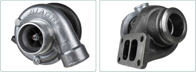 TURBO COMPRESSOR TURBINA - FORD 7610 / NEW HOLLAND / TS100 / TS110 7630 *** SOMENTE PARA MOTOR FORD GENESIS ***