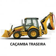 JOGO DE VEDAÇÃO REPARO CILINDRO HIDRÁULICO CAÇAMBA CONCHA TRASEIRA - CAT 416E (MODELO 1)
