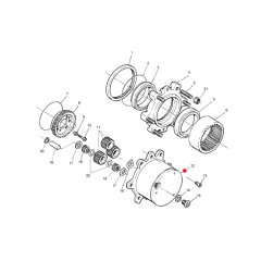 CARCAÇA EIXO DIANTEIRO TRAÇÃO 4X4 CARRARO - VALTRA BF65 / BF75 - 685 FRUTEIRO / 785 FRUTEIRO