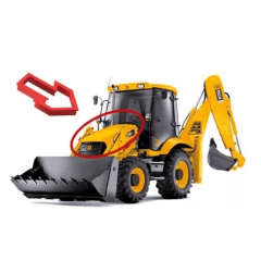 CAPÔ MOTOR e LATERAIS DO MOTOR - RETROESCAVADEIRA JCB 3CX 