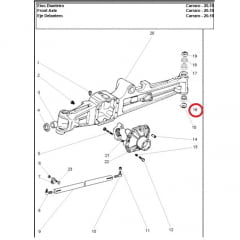 Mancal INFERIOR - Pivo Tração 4x4 Carraro 20.18 - RETROESCAVADEIRA MAXION 750 - 96 / FIATALLIS NEW HOLLAND B90B / B95B / B110B - LB90 / LB110 | TRATORES MASSEY FERGUSON 265/275/292 ADVANCED / FORD SERIE 30 - Cópia (1) Mancal INFERIOR - Pivo Tração 4x4 Carraro 20.18 - RETROESCAVADEIRA MAXION 750 - 96 / FIATALLIS NEW HOLLAND B90B / B95B / B110B - LB90 / LB110 | TRATORES MASSEY FERGUSON 265/275/292 ADVANCED / FORD SERIE 30 - Cópia (1)