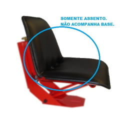 ASSENTO BANCO - para Substituir em Bancos modelo Concha - SOMENTE PARA TRATORES VALMET (NA COR AMARELA)