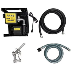 BOMBA PARA TRANSFERENCIA DO OLEO DIESEL  - COM MEDIDOR E MANGUEIRAS (KIT COMPLETO) - 220VOLTS 
