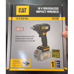 Chave de Impacto a Bateria 1/2" - Caterpillar  (KIT COMPLETO)