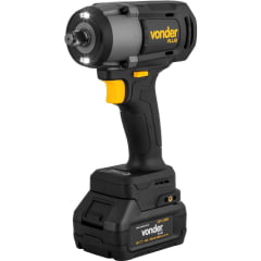 Chave de impacto, 2 baterias 20 V, encaixe de 1/2", fonte de carregamento bivolt - VONDER PLUS