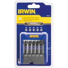 Conjunto de Pontas Philips PH2 para Parafusadeiras com 5 Peças IRWIN-1865325