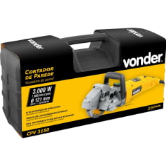 CORTADOR DE PAREDE - 3.000W - COM MALETA - CPV 3150 - VONDER CORTADOR DE PAREDE - 3.000W - COM MALETA - CPV 3150 - VONDER