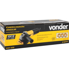 Esmerilhadeira angular - 4 1/2" - 650w - VONDER Esmerilhadeira angular - 4 1/2" - 650w - VONDER