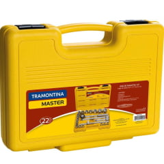 Jogo de soquetes estriados, encaixe 1/2" - 10,0 mm a 32,0 mm - TRAMONTINA