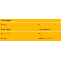 Parafusadeira para Bits (de impacto) a Bateria - Caterpillar  (Com carregador e uma bateria)