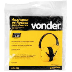Abafador de ruídos tipo concha - 19 dB - ARV 300 - VONDER