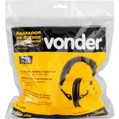 Abafador de ruídos tipo concha - 22 dB - ARV 400 - VONDER