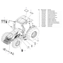 FILTRO LUBRIFICANTE - VALTRA / MASSEY FERGUSON  MODERNOS  - 837079728    -  PREÇO EXCLUSIVO SITE