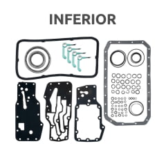 JOGO DE JUNTA INFERIOR E SUPERIOR MOTOR FPT 71104545 71104546 - CASE 580N /  NEW HOLLAND B95B