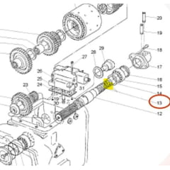 ANEL VEDAÇÃO AÇO - TRANSMISSÃO - MASSEY FERGUSON 86R / MAXION750