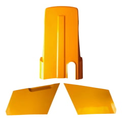 CAPÔ MOTOR e LATERAIS DO MOTOR - RETROESCAVADEIRA JCB 3CX 
