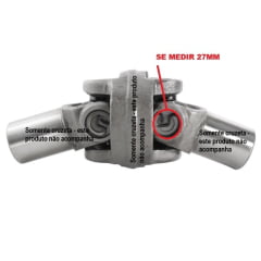 Cruzeta Tração - 27x70 - Articulação Roda - Tração 4X4 TRATORES MASSEY FERGUSON / NEW HOLLAND / VALTRA JOHN DEERE COM TRAÇÃO ZF 84258434 81109400 3476314 040976R1
