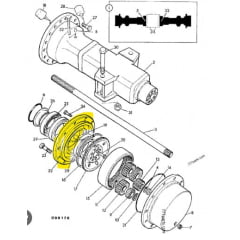 CUBO DE RODA TRASEIRO RETROESCAVADEIRA JCB - 450/10221
