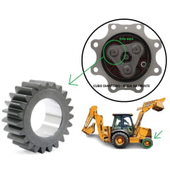 ENGRENAGEM REDUÇÃO RODA DIANTEIRA - TRAÇÃO 4X4 CARRARO 20.14 – RANDON RK406B 219001024