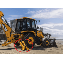 JOGO DE VEDAÇÃO REPARO CILINDRO HIDRÁULICO - JCB 3C / 3C PLUS  60x90 - SAPATA (ESTABILIZADOR)