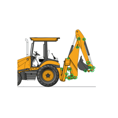  KIT PINOS E BUCHAS - PARCIAL - LANÇA TRASEIRA / GIRO E CAVALO / CAÇAMBA TRASEIRA - JCB 3c