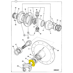 RETENTOR DIANTEIRO CARDAN - JCB 3C 904/50023