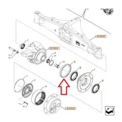 RETENTOR TRAÇÃO HD - CASE 580N MODERNA 87349641