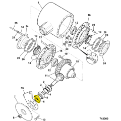 RETENTOR TRASEIRO CARDAN - JCB 3C 904/50023