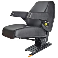 Assento Banco Completo - Tratores universal - SOMENTE TRATORES AGRÍCOLAS - MASSEY FERGUSON / VALTRA / JOHN DEERE / AGRALE (Fixação em trilho duplo) 80171900
