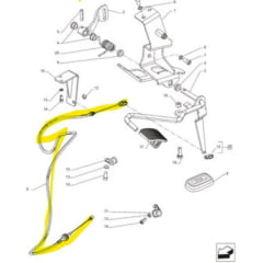 Cabo Acelerador – NEW HOLLAND T6110 T6120 T6130