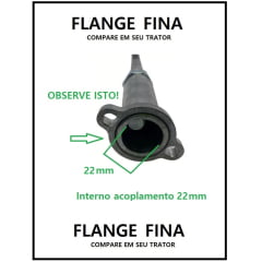 CABO COMANDO HIDRÁULICO / CONTROLE REMOTO - MASSEY FERGUSON 4275 A 4299 ** flange fina e comprimento 1,5metros ** 6281124