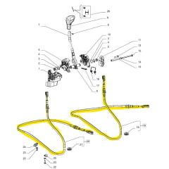 Cabo Transmissão Cambio – NEW HOLLAND T6110 T6120 T6130